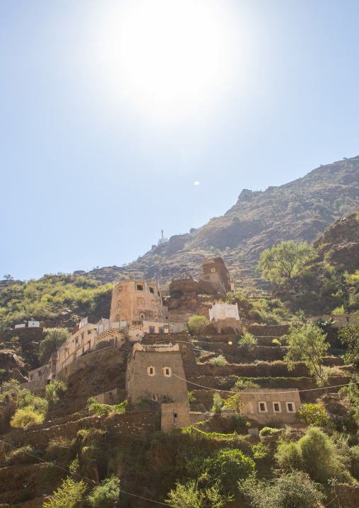 Old village of traditional mud houses, Jizan Province, Addayer, Saudi Arabia