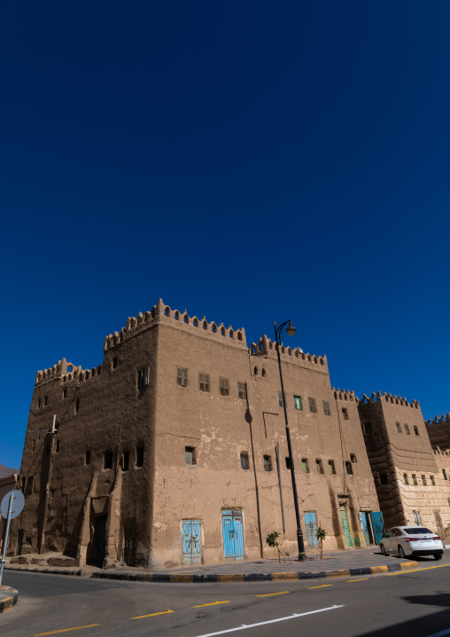 Traditional mud houses in the city center, Najran Province, Najran, Saudi Arabia