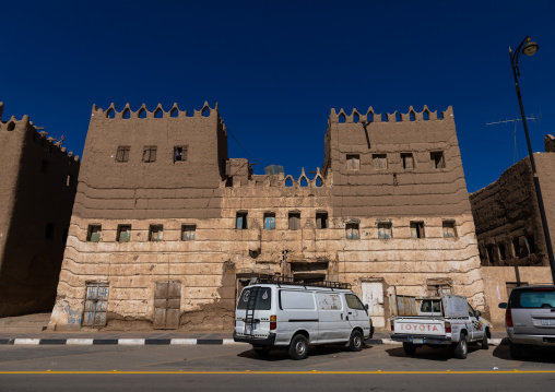 Last traditional mud houses in the city center, Najran Province, Najran, Saudi Arabia