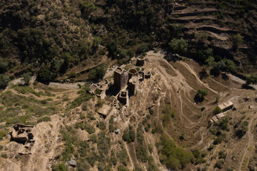 Village in the mountains, Jizan Province, Addayer, Saudi Arabia