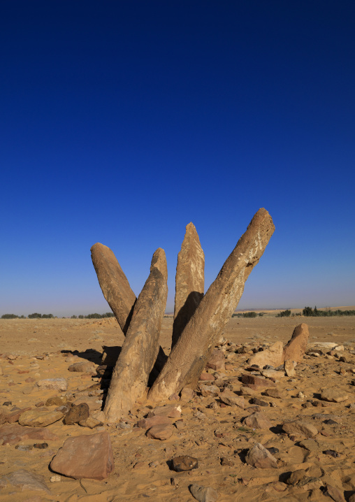 Al-rajajil standing stones, Al-Jawf Province, Qarah, Saudi Arabia