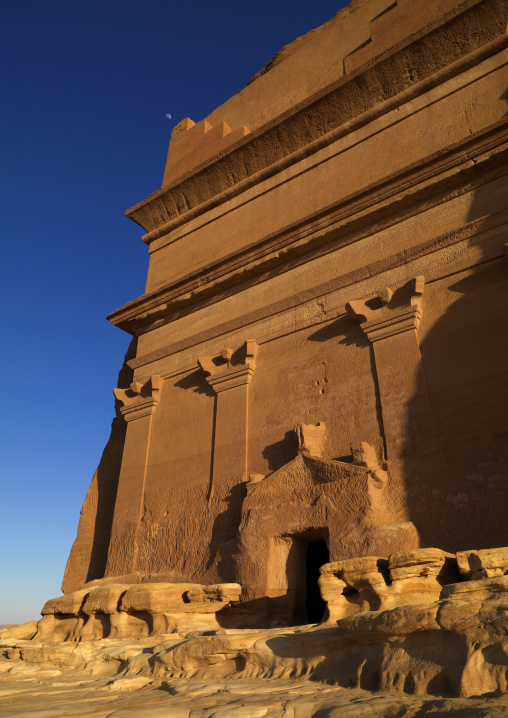 Qasr al-Farid tomb of Lihyan son of Kuza in Madain Saleh, Al Madinah Province, Alula, Saudi Arabia
