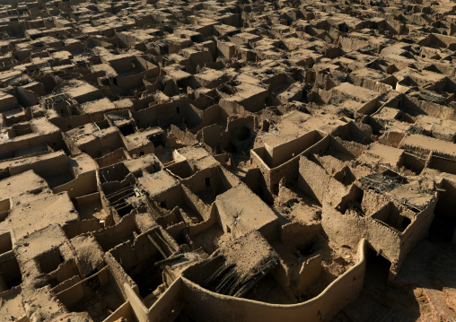 The old town in the middle of the wadi al-qura, Al Madinah Province, Alula, Saudi Arabia