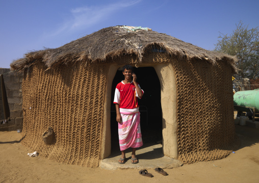 Yemeni refugee on the Tihama coast, Jizan Province, Jizan, Saudi Arabia