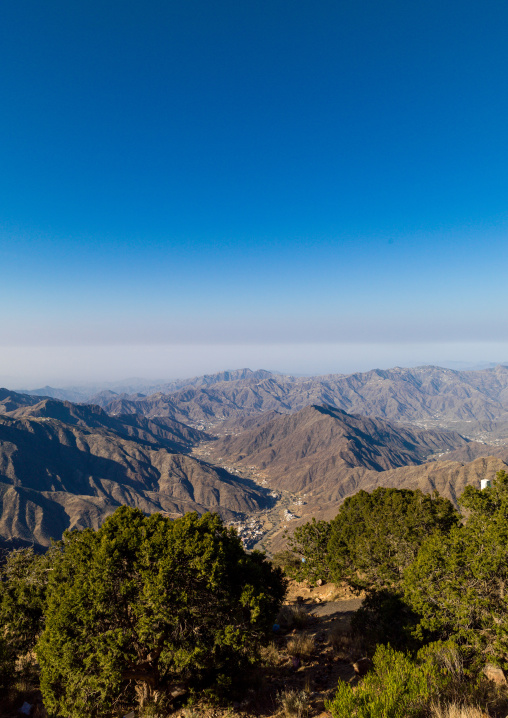 Landscape around rijal alma traditional village, Rijal Almaa Province, Rijal Alma, Saudi Arabia