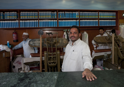 Tailor shop, Asir province, Sarat Abidah, Saudi Arabia