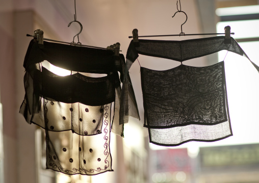 Women masks in the souk, Najran Province, Najran, Saudi Arabia