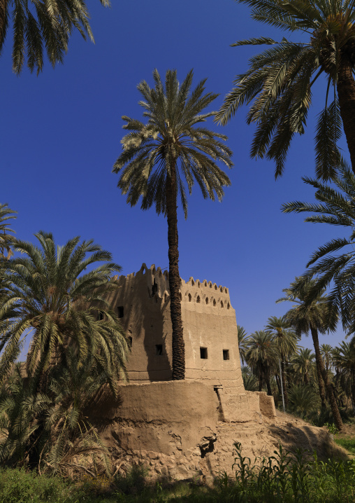 Traditional old multi-storey mud house, Najran Province, Najran, Saudi Arabia