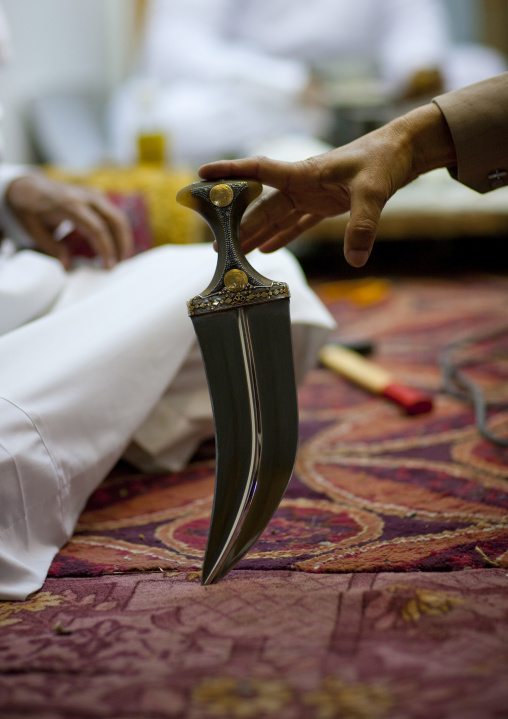 Jambyia in a souk, Najran Province, Najran, Saudi Arabia