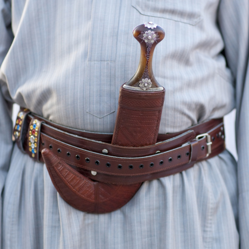 Saudi man wearing a Jambyia, Najran Province, Najran, Saudi Arabia