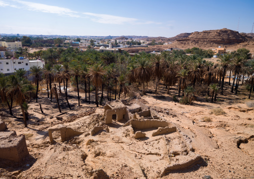 View from the top of qasr zaba al, Al-Jawf Province, Sakaka, Saudi Arabia