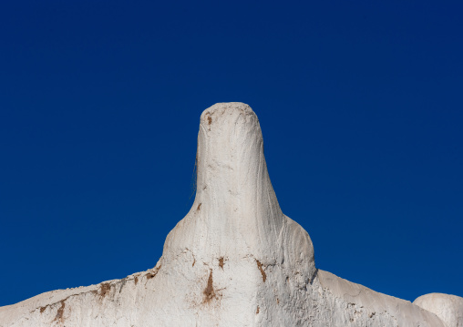Detail of a traditional mud-bricks house, Najran Province, Najran, Saudi Arabia