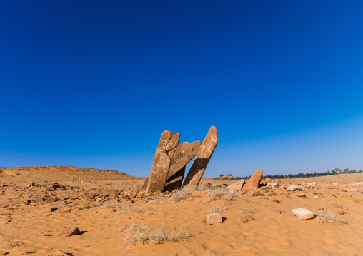 Al-rajajil standing stones the stonehenge of saudi arabia, Al-Jawf Province, Sakaka, Saudi Arabia