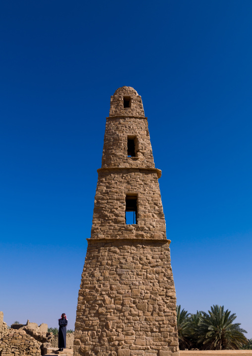 Omar ibn al-khattab mosque minaret, Al-Jawf Province, Dumat Al-Jandal, Saudi Arabia
