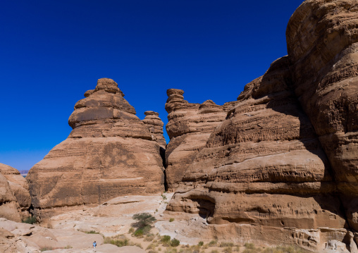 Nabataean tomb in madain saleh archaeologic site, Al Madinah Province, Al-Ula, Saudi Arabia