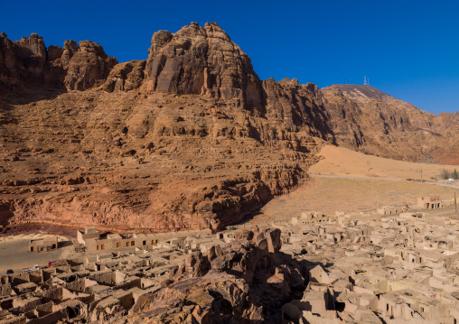 Al-ula old town with adobe houses, Al Madinah Province, Al-Ula, Saudi Arabia