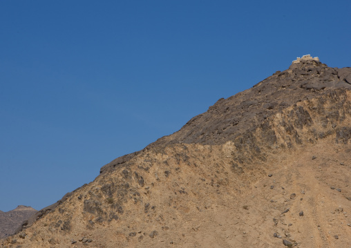 Old fort at the top of a hill, Najran province, Najran, Saudi Arabia