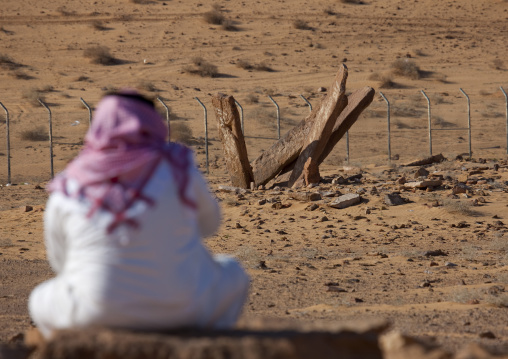 Al-rajajil standing stones, Al-Jawf Province, Sakaka, Saudi Arabia