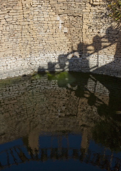 Ancient Haddaj well on the former caravan trade route, Tabuk province, Teyma, Saudi Arabia