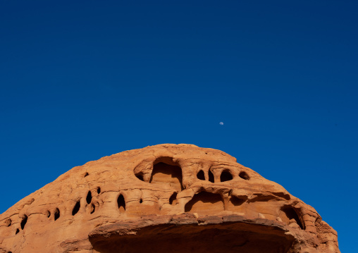 Nabataean tombs in madain saleh archaeologic site, Al Madinah Province, Al-Ula, Saudi Arabia