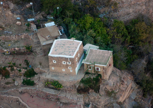 Old stones village near the yemeni border, Asir Province, Aseer, Saudi Arabia