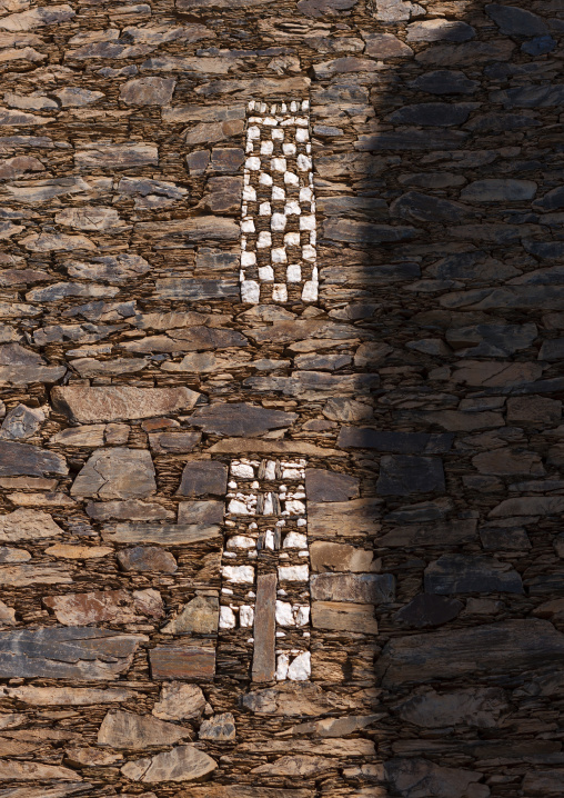 Rijal alma traditional village with typical aseeri architecture, Rijal Almaa Province, Rijal Alma, Saudi Arabia