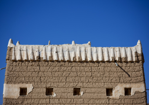 Traditional clay and silt homes in a village, Najran Province, Najran, Saudi Arabia