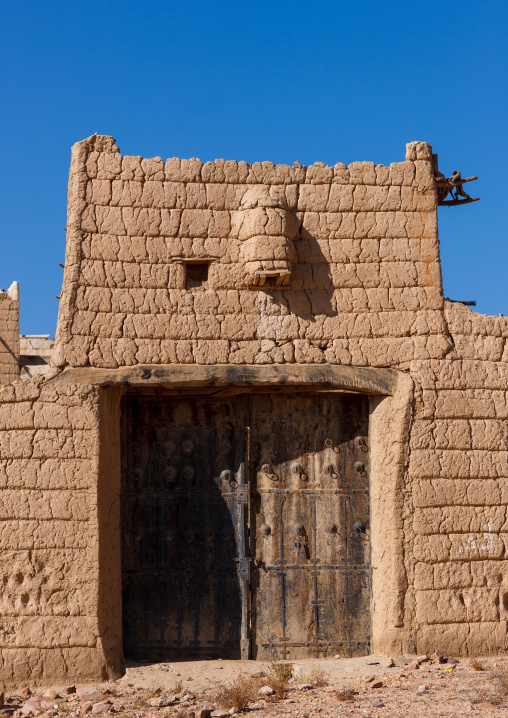 Traditional clay and silt homes in a village, Asir Province, Aseer, Saudi Arabia