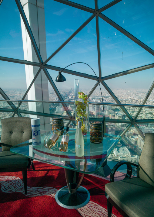 City view from the kingdom center, Riyadh Province, Riyadh, Saudi Arabia