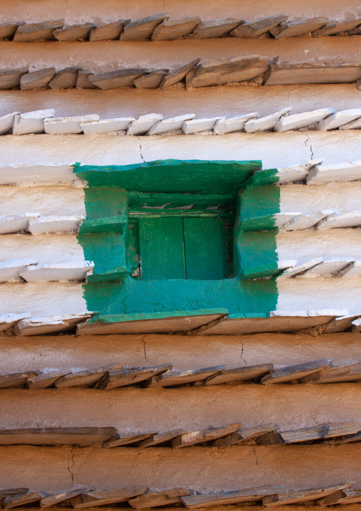 Traditional clay and silt homes in a village, Asir Province, Aseer, Saudi Arabia