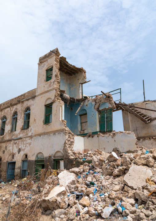 Former ottoman house in ruins, Sahil region, Berbera, Somaliland