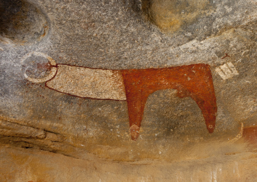 Laas Geel Rock Art Caves, Paintings Depicting Cows, Hargeisa, Somaliland