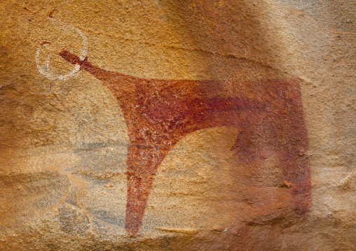 Laas Geel Rock Art Caves, Paintings Depicting Cows, Hargeisa, Somaliland