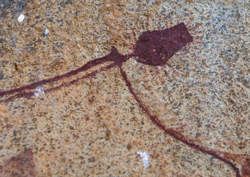 Laas geel rock art caves with paintings depicting cows, Woqooyi Galbeed region, Hargeisa, Somaliland