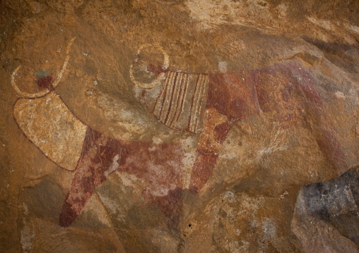 Laas Geel Rock Art Caves, Paintings Depicting Cows, Hargeisa, Somaliland