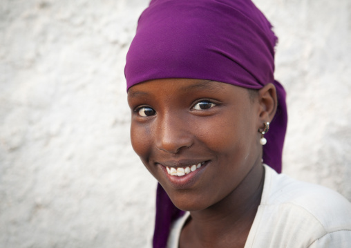 Portrait Of A Smiling Teenage Girl, Berbera,  Somaliland