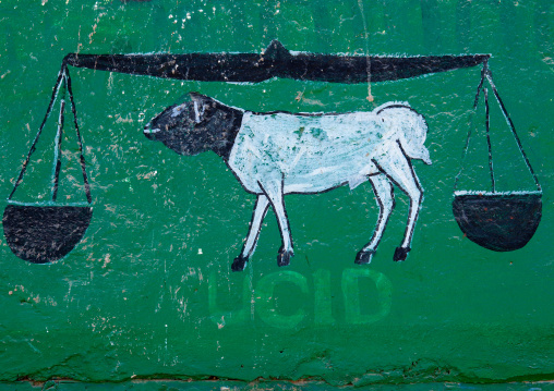 Painted bilboard advertisement, North-Western province, Berbera, Somaliland