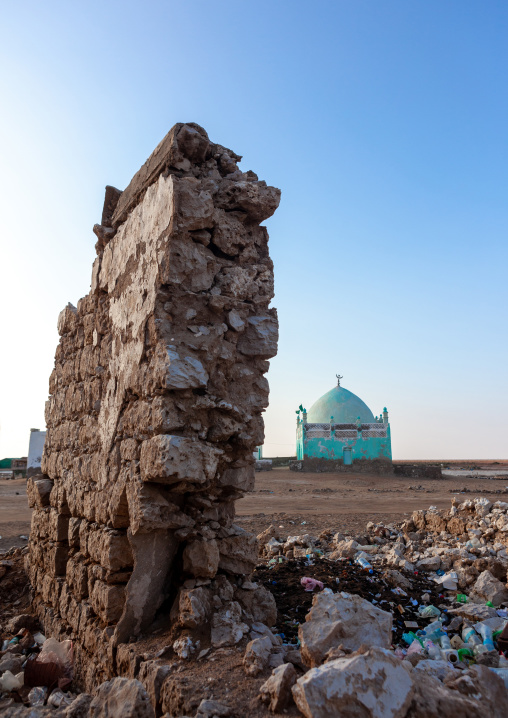 Old muslim grave with painted walls, Awdal region, Zeila, Somaliland