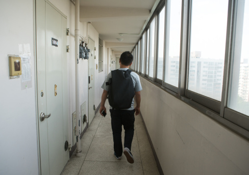 North korean defector joseph park coming back nine years after in yangcheong, National capital area, Seoul, South korea