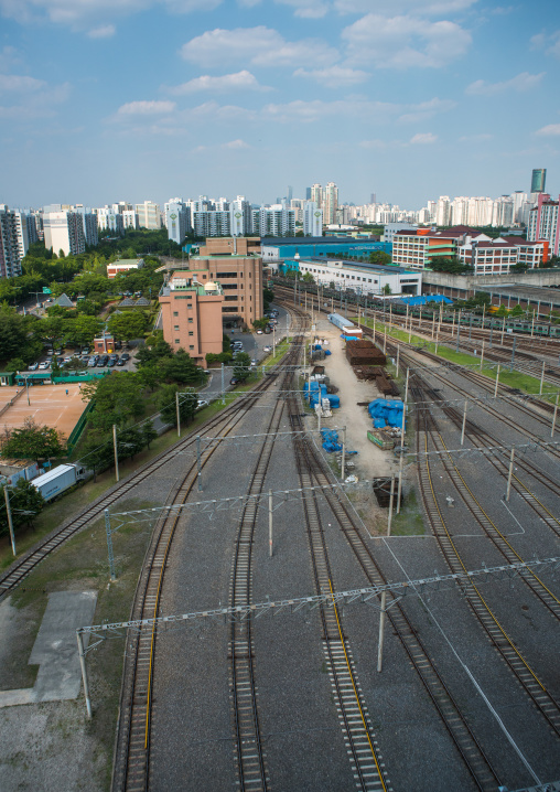 Rail maintenance workshop in yangcheong, National capital area, Seoul, South korea