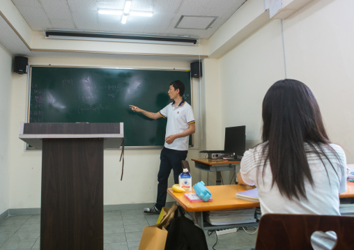 North korean teens defectors in yeo-mung alternative school, National capital area, Seoul, South korea