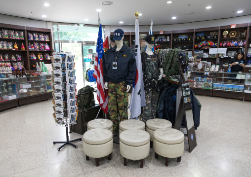 Souvenirs sold at the DMZ on the north and south Korea border, North Hwanghae Province, Panmunjom, South Korea
