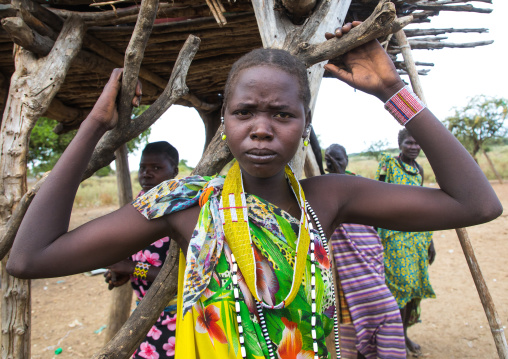 Portrait of a Toposa tribe woman, Namorunyang State, Kapoeta, South Sudan