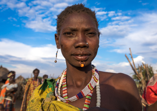 Portrait of a Toposa tribe woman, Namorunyang State, Kapoeta, South Sudan