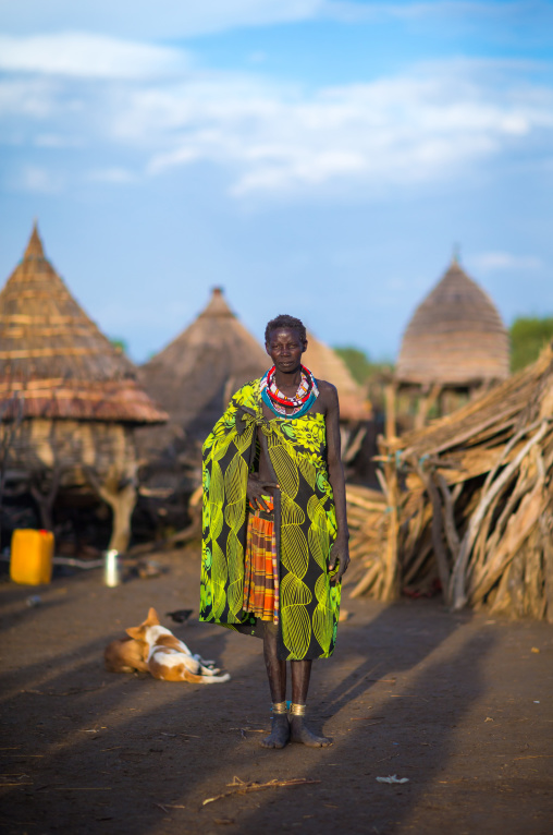 Portrait of a Toposa tribe woman, Namorunyang State, Kapoeta, South Sudan
