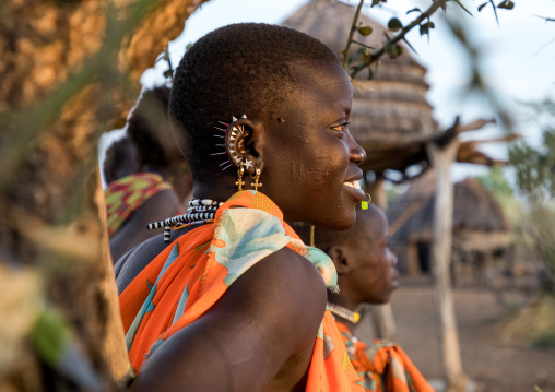 Portrait of a Toposa tribe woman, Namorunyang State, Kapoeta, South Sudan