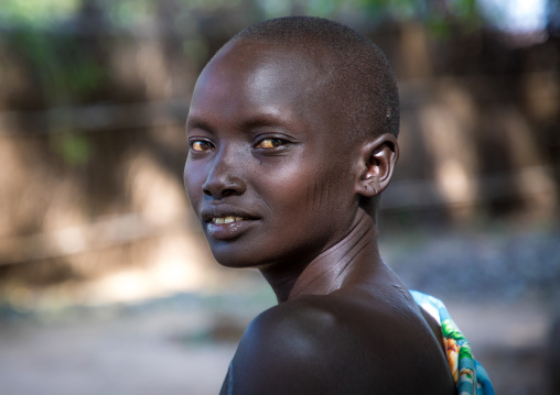 Portrait of a Larim tribe woman, Boya Mountains, Imatong, South Sudan