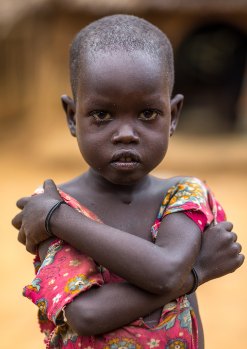 Larim tribe girl portrait, Boya Mountains, Imatong, South Sudan