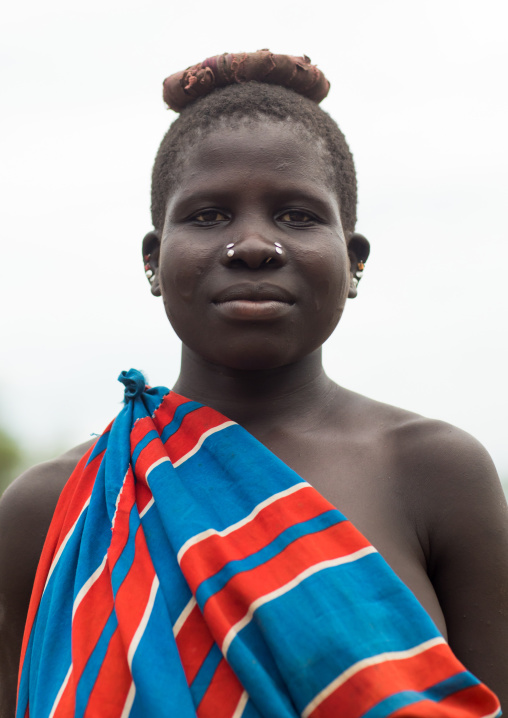 Portrait of a Larim tribe woman, Boya Mountains, Imatong, South Sudan
