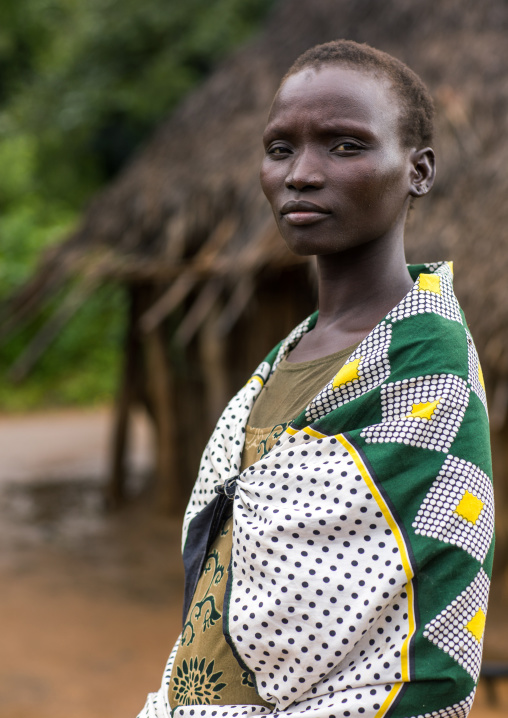 Portrait of a Larim tribe woman, Boya Mountains, Imatong, South Sudan